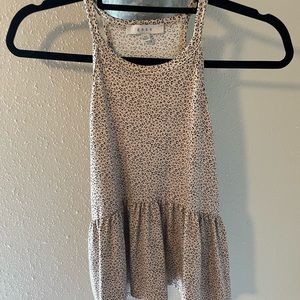 Gaze XS Trendy leopard print sleeveless top